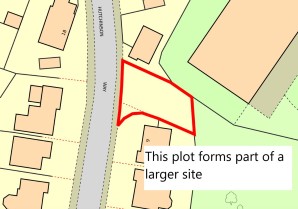 Property for Auction in London - Land on the South West Side of Red Lees, Ketley, Telford, Shropshire, TF1 5FB