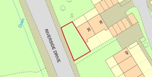 Property for Auction in London - Land Adjacent to 38 Kingfisher Drive, Richmond, Surrey, TW10 7UD
