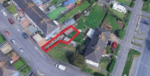 Property for Auction in London - Land and Garage to the Rear of 55 Brennan Road, Tilbury, Thurrock, RM18 8AL